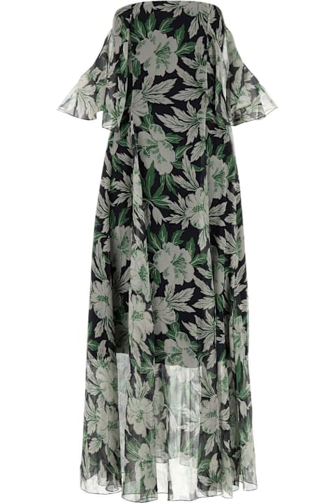 Fashion for Women Loewe Printed Silk Dress