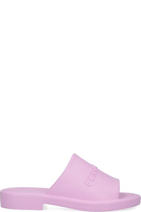 Homeware Ferragamo Logo Sandals