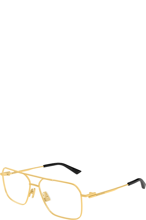 Bottega Veneta Eyewear for Kids Bottega Veneta Eyewear Bv1384o-003 - Gold / Black Rx Glasses