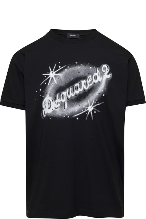 Dsquared2 Topwear for Men Dsquared2 Crewneck T-shirt With Logo Print