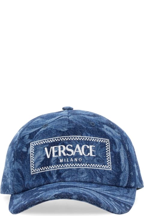 Hats for Women Versace Baseball Hat With Logo