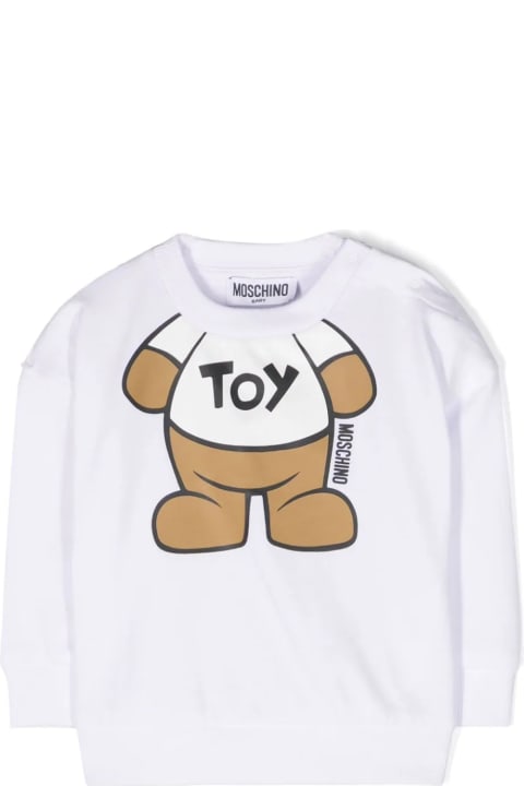 Sweaters & Sweatshirts for Baby Girls Moschino Felpa Con Stampa