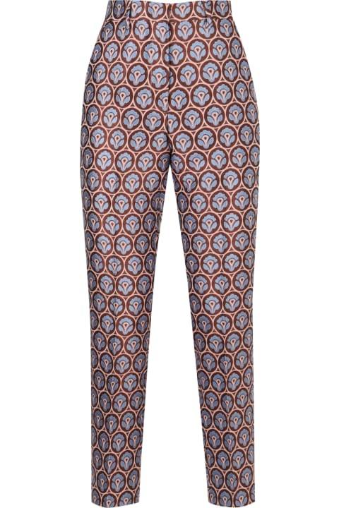 Etro Pants & Shorts for Women Etro Cropped Cigarette Trousers