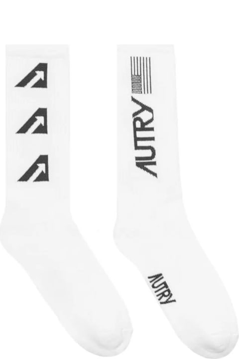 Autry Underwear & Nightwear for Women Autry Logo Intarsia Socks