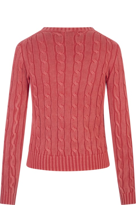 ウィメンズ Ralph Laurenのニットウェア Ralph Lauren Coral Cable Cotton Sweater
