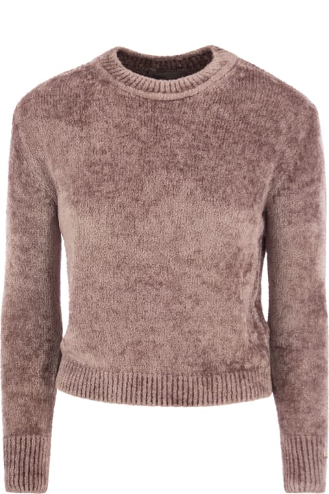 Herno Sweaters for Women Herno Resort Pullover In Chenille Knit Sweater