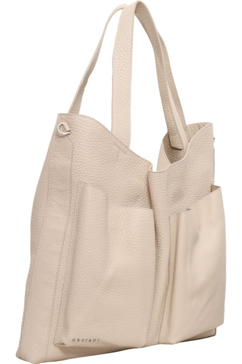 Shoulder Bags for Women Orciani Beige Handbag
