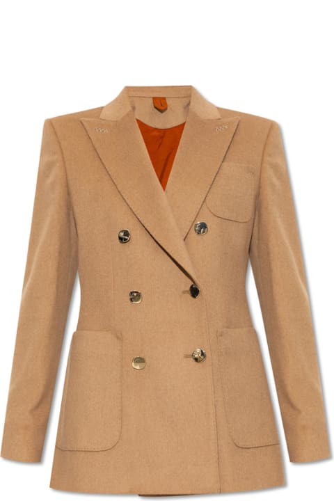 Coats & Jackets for Women Max Mara 'piombo' Double-breasted Blazer