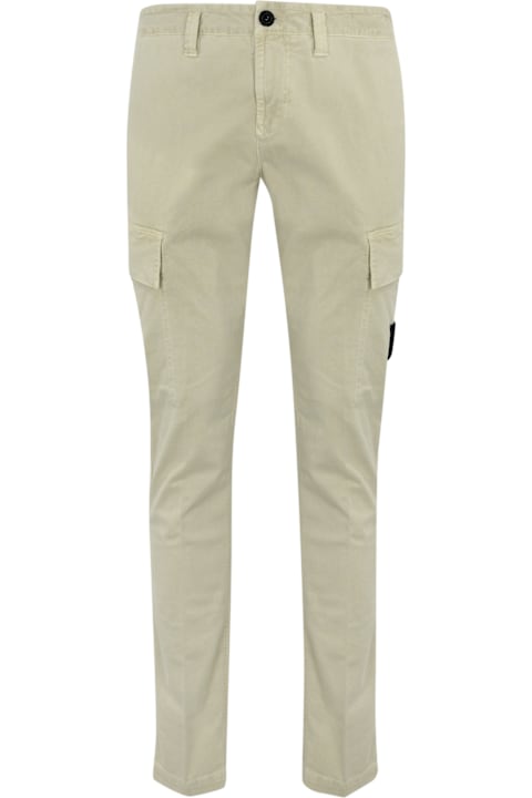 Stone Island for Men Stone Island 301l1 Cargo Trousers In Twill