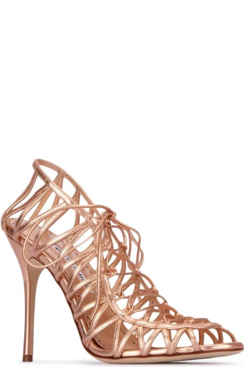 Homeware Manolo Blahnik Hamza Strappy Open Toe Sandals