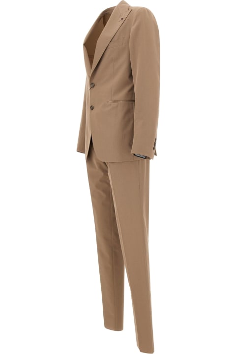 Tagliatore Suits for Men Tagliatore Cotton And Wool Two-piece Suit