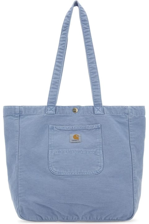 Bags for Men Carhartt Light-blue Cotton Bayfield Tote
