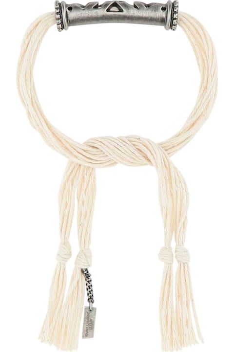 ウィメンズ新着アイテム Saint Laurent Fabric Bracelet