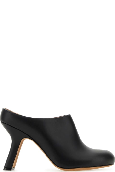 Shoes Sale for Women Loewe Black Leather Terra Mules