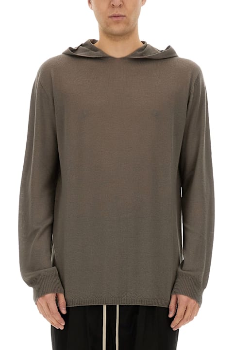 سترات صوف وبدل رياضية لـ القسم الرجالي Rick Owens Wool Sweatshirt