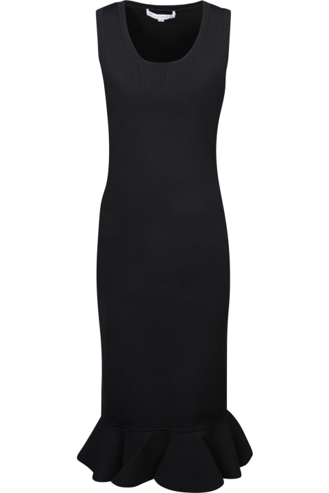 Fashion for Women J.W. Anderson Ruffle Black Dress