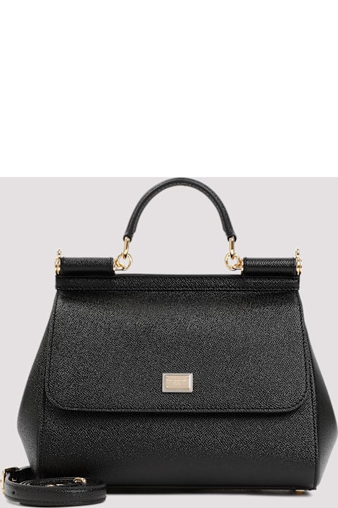 Dolce & Gabbana Saffiano Leather Sicily Bag