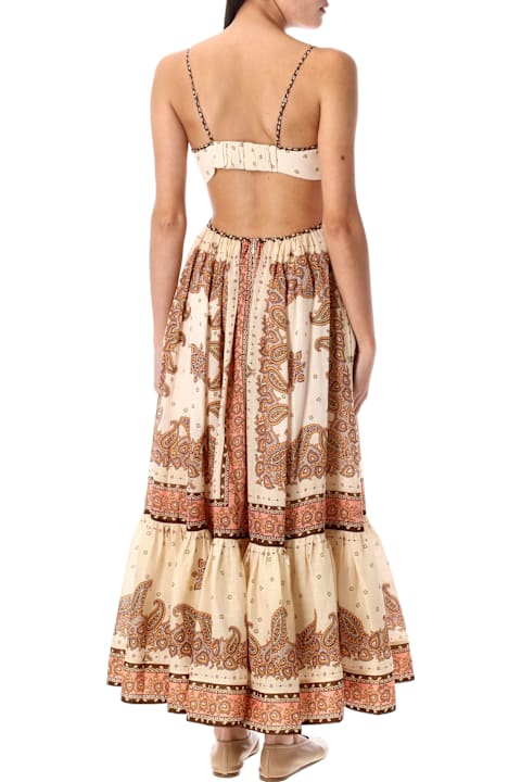 Zimmermann Dresses for Women Zimmermann Maxine Plunge Maxi Dress