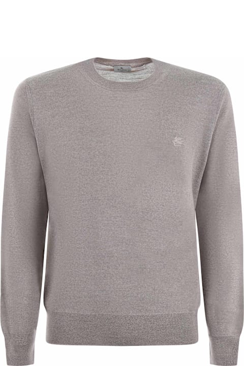 Homeware Etro Pegaso Embroidered Crewneck Jumper