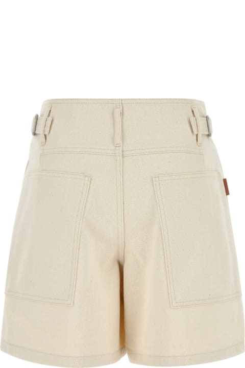 Jil Sander Pants & Shorts for Women Jil Sander Sand Denim Bermuda Shorts