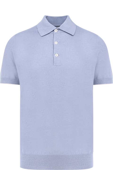 Topwear for Men Brunello Cucinelli Cotton Lightweight Knit Polo