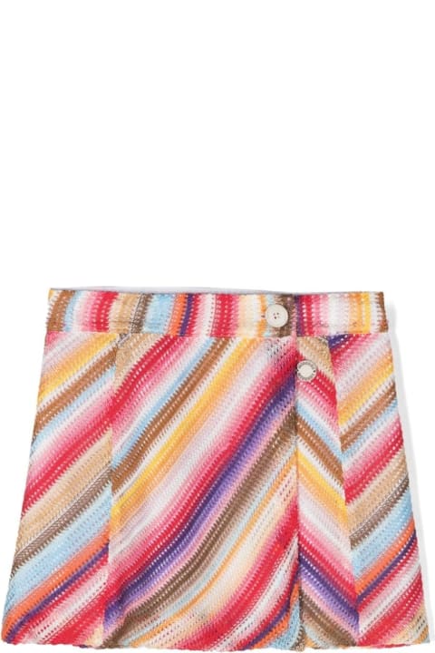 Fashion for Girls Missoni Kids Multicoloured Fabric Mini Skirt