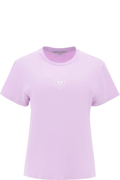 Stella McCartney Topwear for Women Stella McCartney Iconic Mini Heart T-shirt