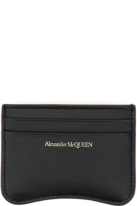 ウィメンズ 財布 Alexander McQueen The Seal Card Case