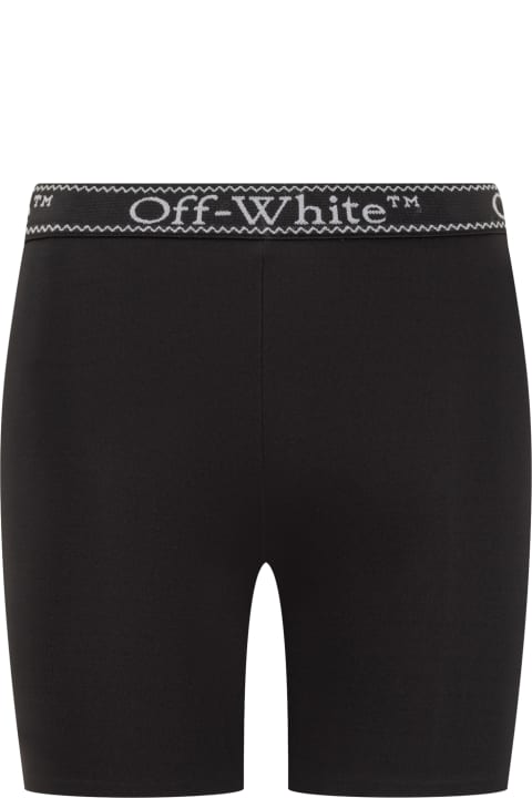 Off-White for Women Off-White Logo Band Shorts