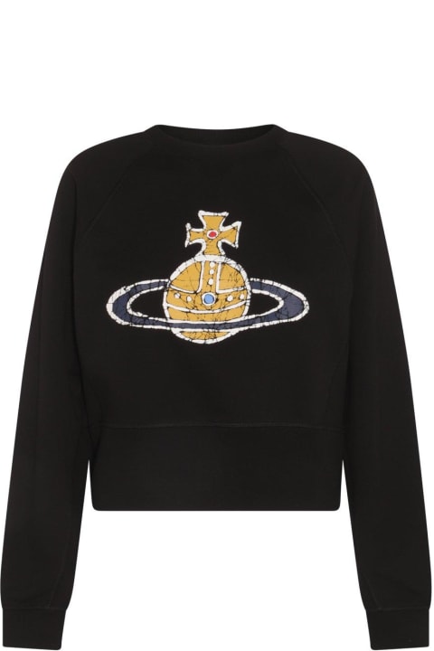 Vivienne Westwood Fleeces & Tracksuits for Women Vivienne Westwood Logo-printed Crewneck Sweatshirt