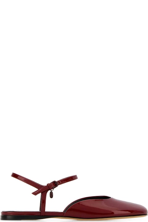 Loewe Tiziano Red Leather Toy Ballerinas