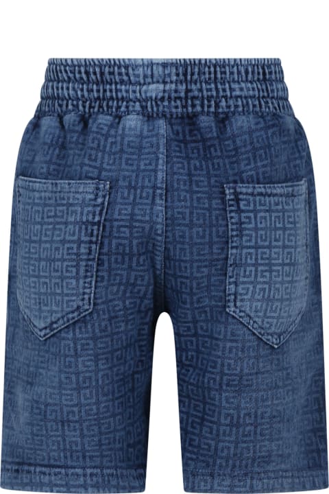 Bottoms for Boys Givenchy Blue Sports Shorts For Boy
