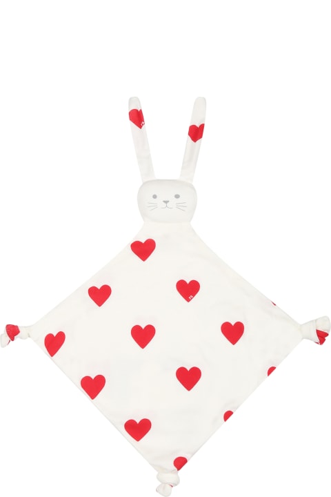 Accessories & Gifts for Baby Boys Petit Bateau White Doudou For Babykids With Rabbit