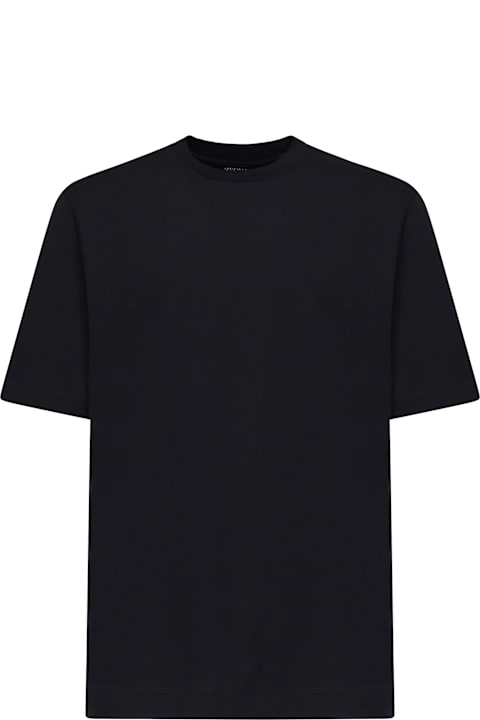 Clothing Sale for Men Zegna Cotton And Silk T-shirt