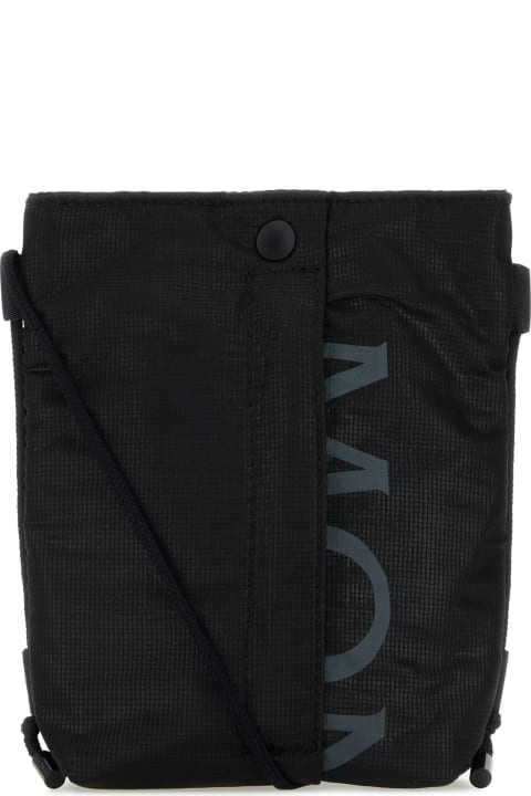 Moncler Shoulder Bags for Men Moncler Black Nylon Alchemy Crossbody Bag