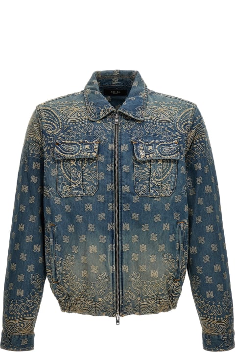 Coats & Jackets for Men AMIRI 'bandana' Denim Blouson