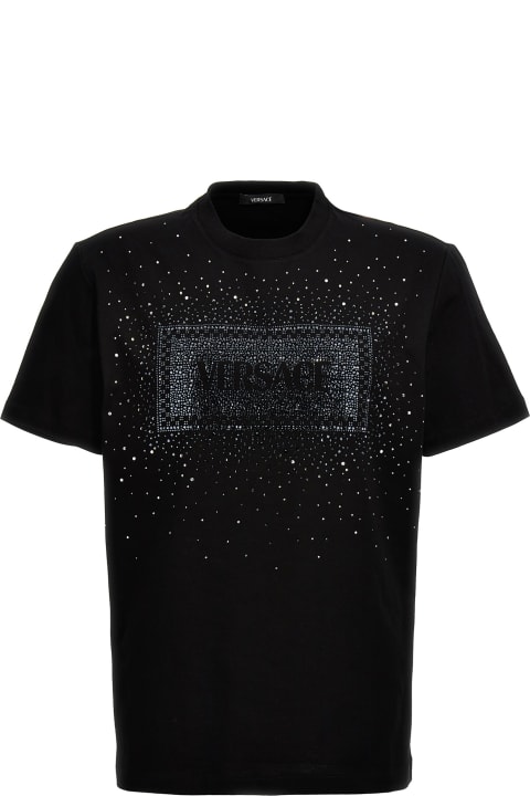 Versace for Men Versace Rhinestone Logo T-shirt