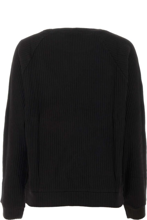 Baserange Fleeces & Tracksuits for Women Baserange Black Cotton Sweatshirt