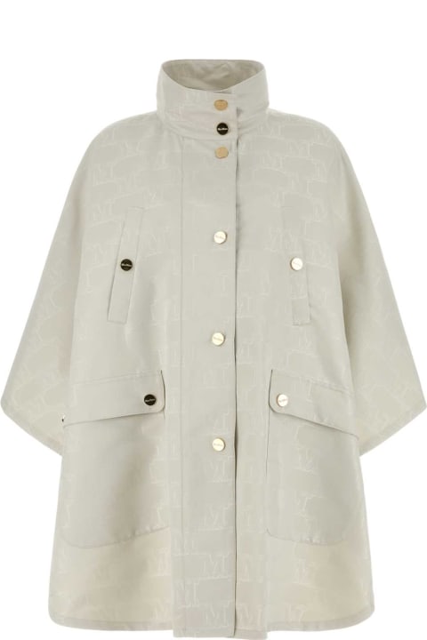 Coats & Jackets for Women Max Mara Chalk Jacquard Cape