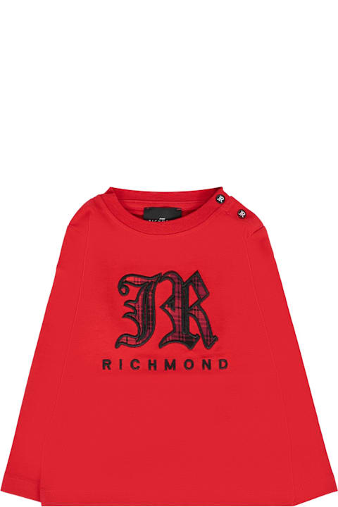 Richmond for Women Richmond Red T-shirt For Baby Boy With Logo