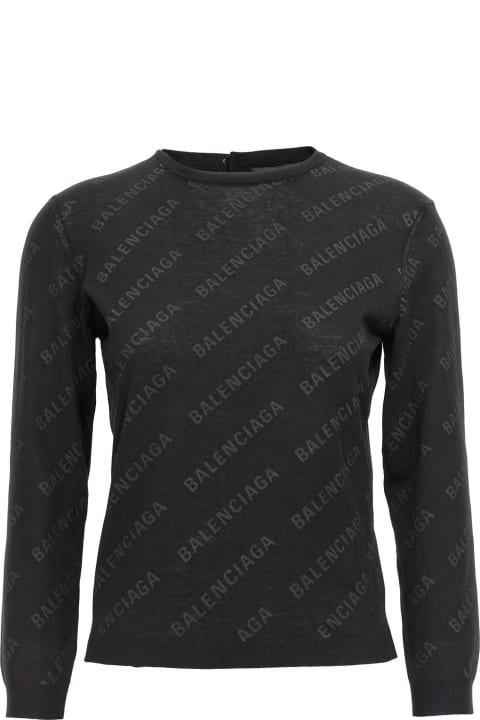 Balenciaga Sale for Women Balenciaga Logo Sweater
