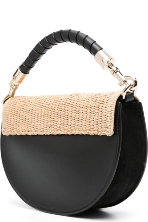 Chloé Bags for Women Chloé Raffia And Leather Marcie Handbag