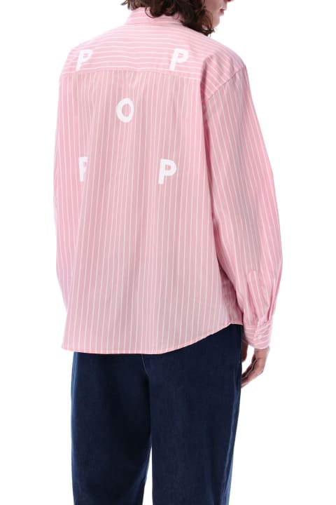 Pop Trading Company Shirts for Men Pop Trading Company Pop Striped Shirt