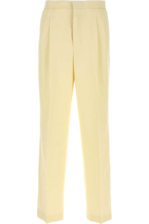 Homeware Ami Alexandre Mattiussi Pastel Yellow Wool Pant