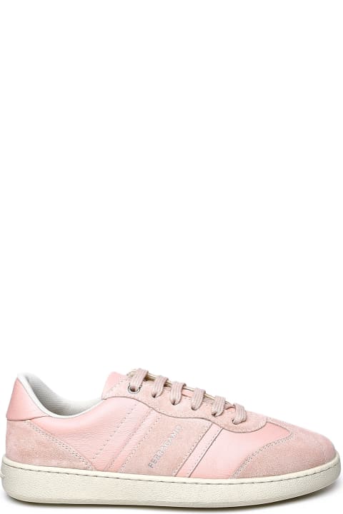 ウィメンズ Ferragamoのスニーカー Ferragamo Pink Leather Sneakers