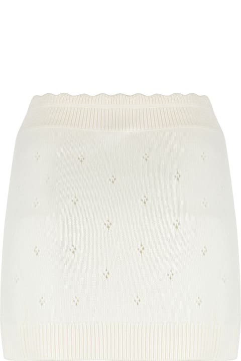 Homeware Chloé Fitted Wool And Cashmere Miniskirt