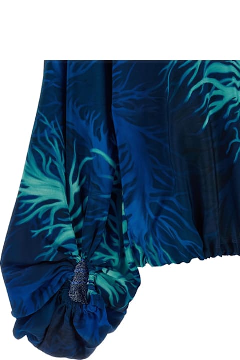 Homeware For Restless Sleepers Printed Silk Blouse