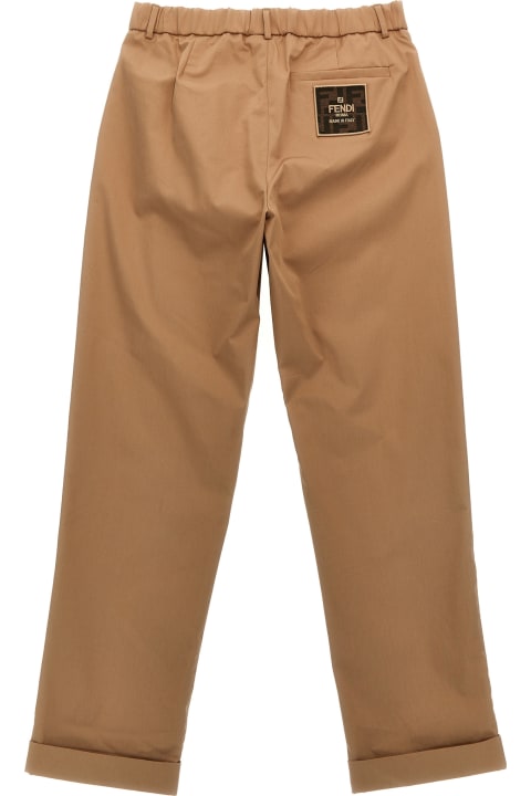 Bottoms for Boys Fendi Pants With Front Pleats