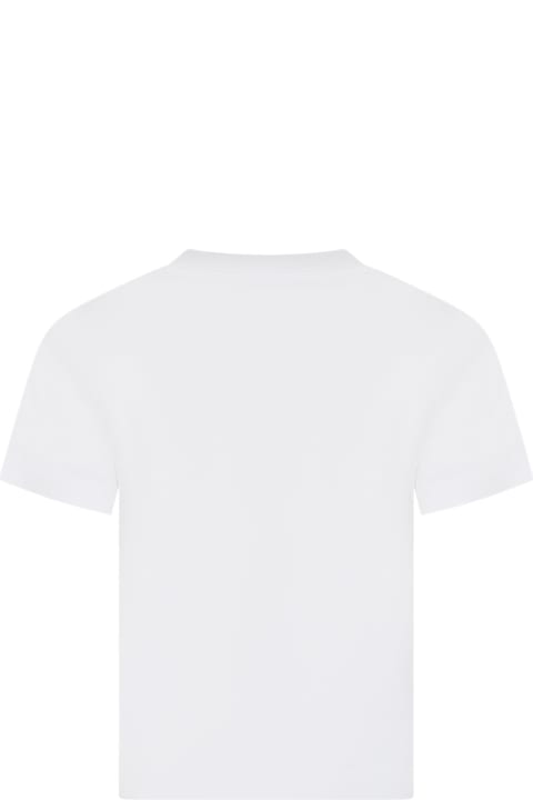 C.P. Company T-Shirts & Polo Shirts for Boys C.P. Company White T-shirt For Boy With Logo