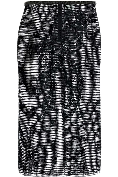 Magda Butrym for Women Magda Butrym Black Crochet Skirt